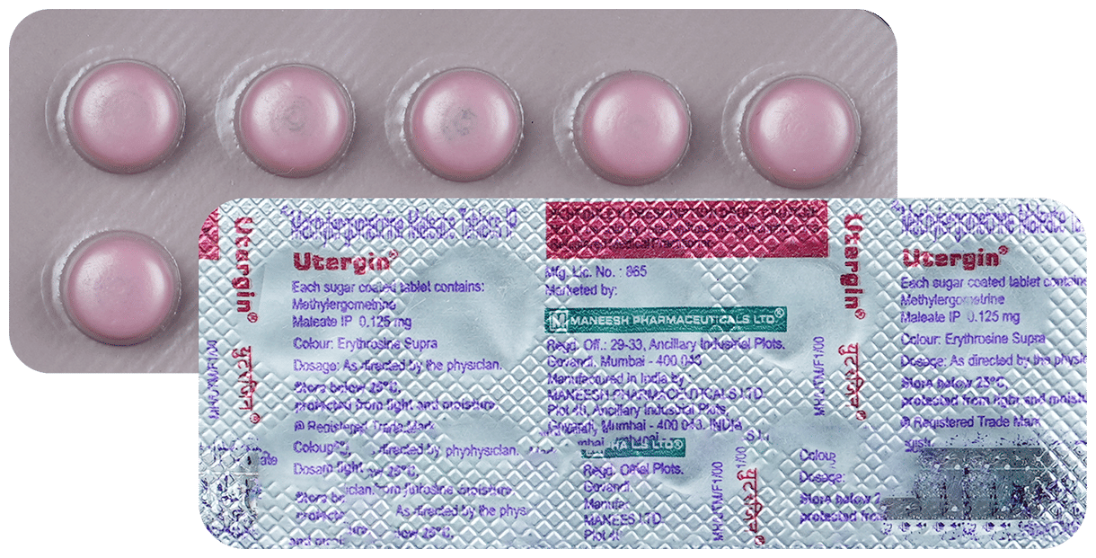Utergin 0.125mg Tablet