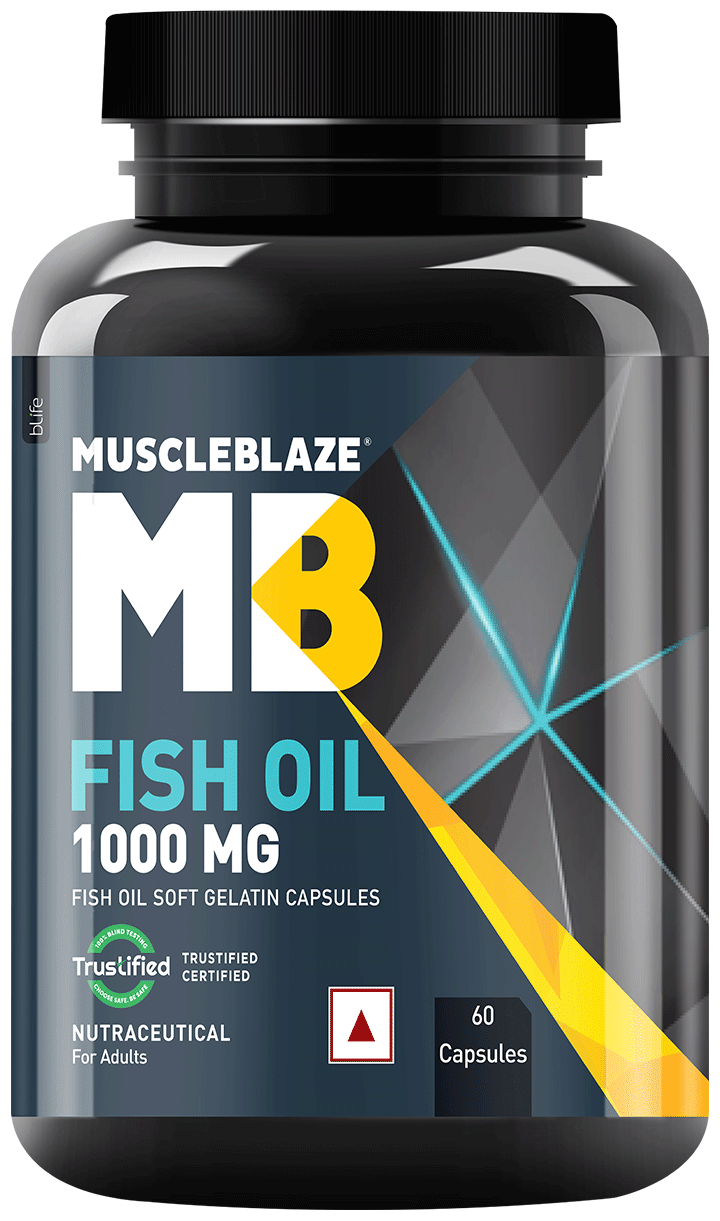 MuscleBlaze Omega 3 Fish Oil Soft Gelatin Capsule