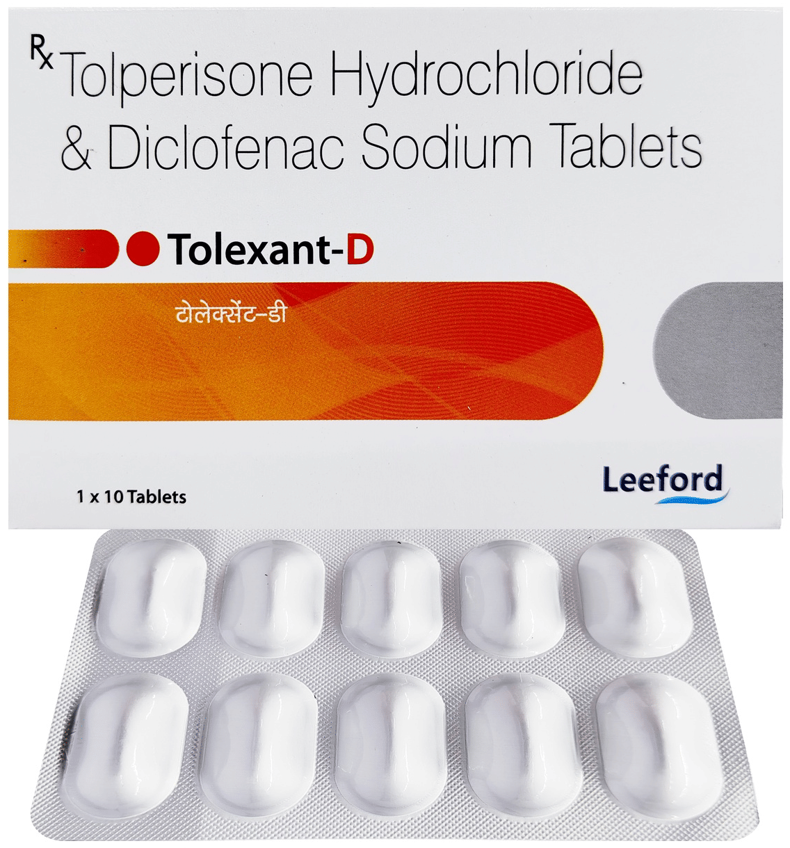 Tolexant D 150mg/50mg Tablet