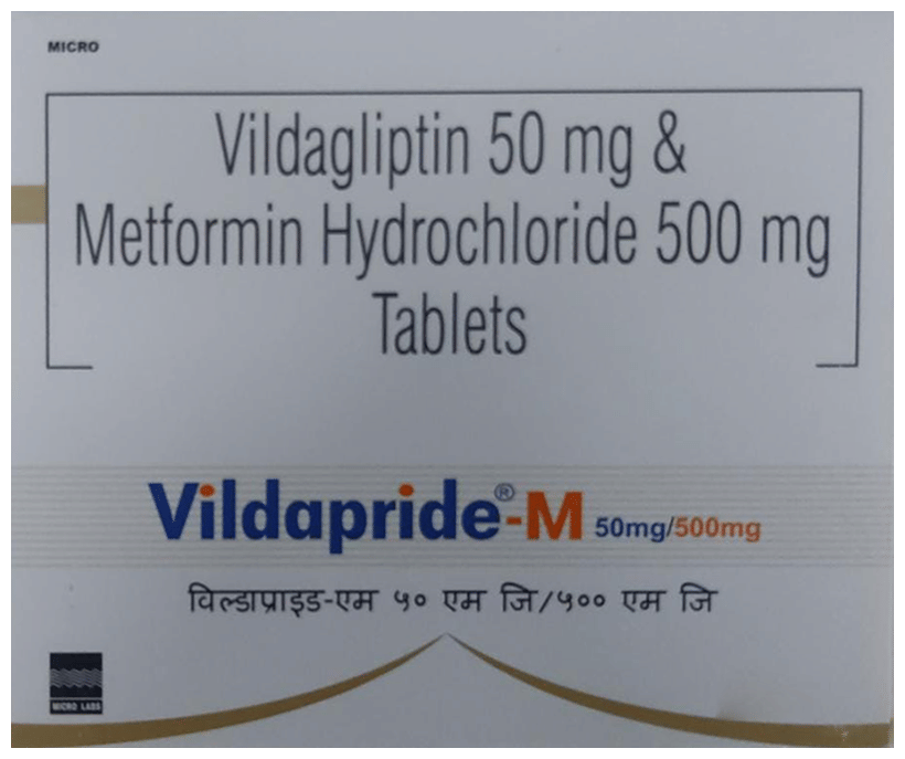 VILDApride M 500mg/50mg Tablet