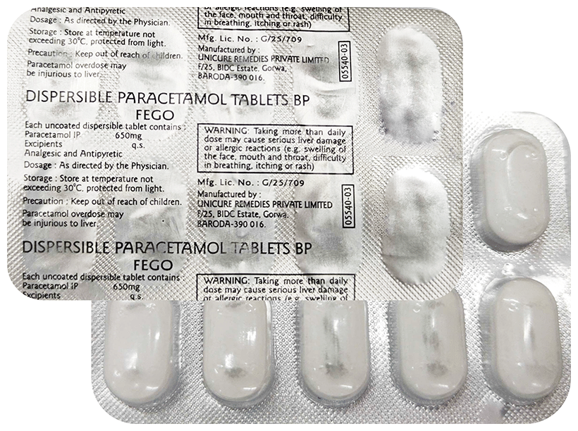 Fego 650mg Tablet