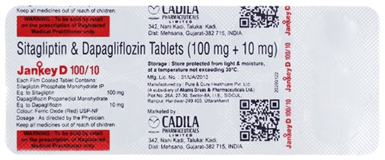 Jankey D 10mg/100mg Tablet