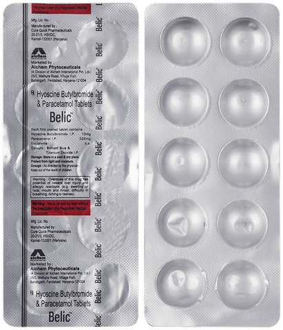 Belic 10 mg/325 mg Tablet