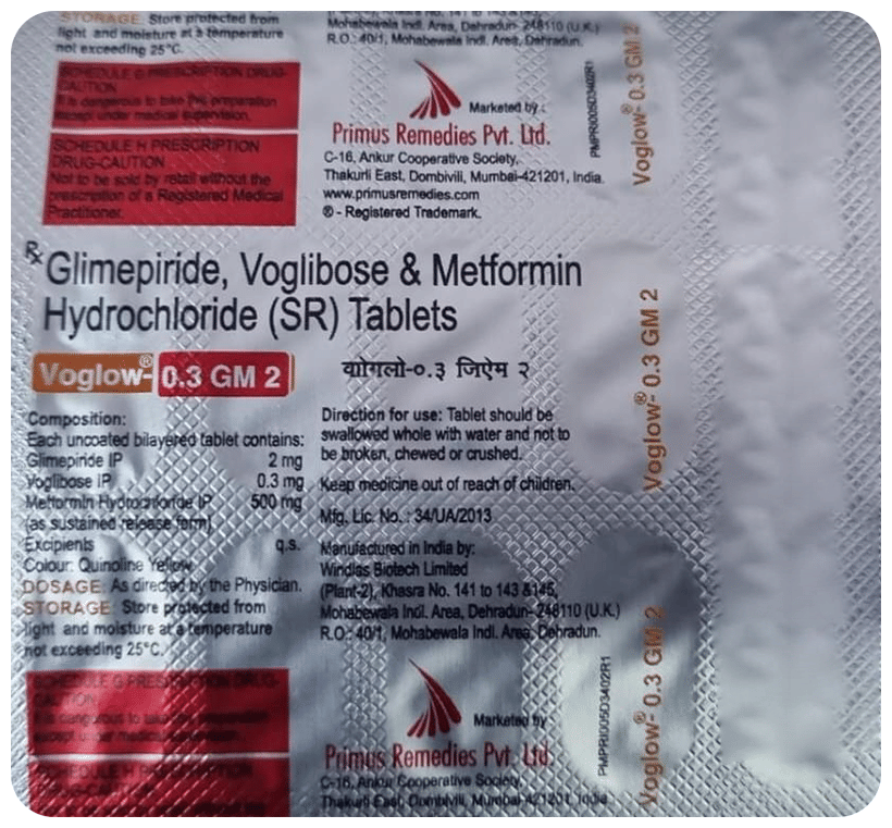 Voglow 0.3 GM 2 Tablet SR