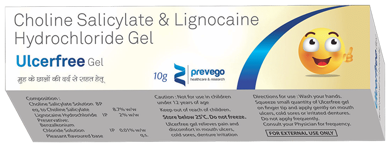Ulcerfree Gel | For Mouth Ulcers, Mouth Blisters