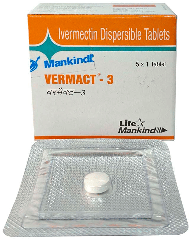 Vermact 3 Tablet DT