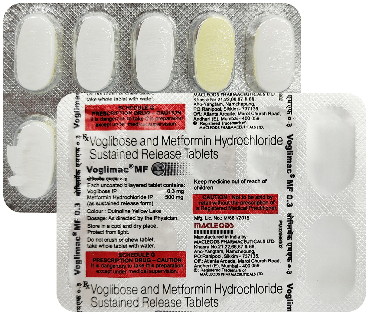 Voglimac MF 0.3 Tablet SR