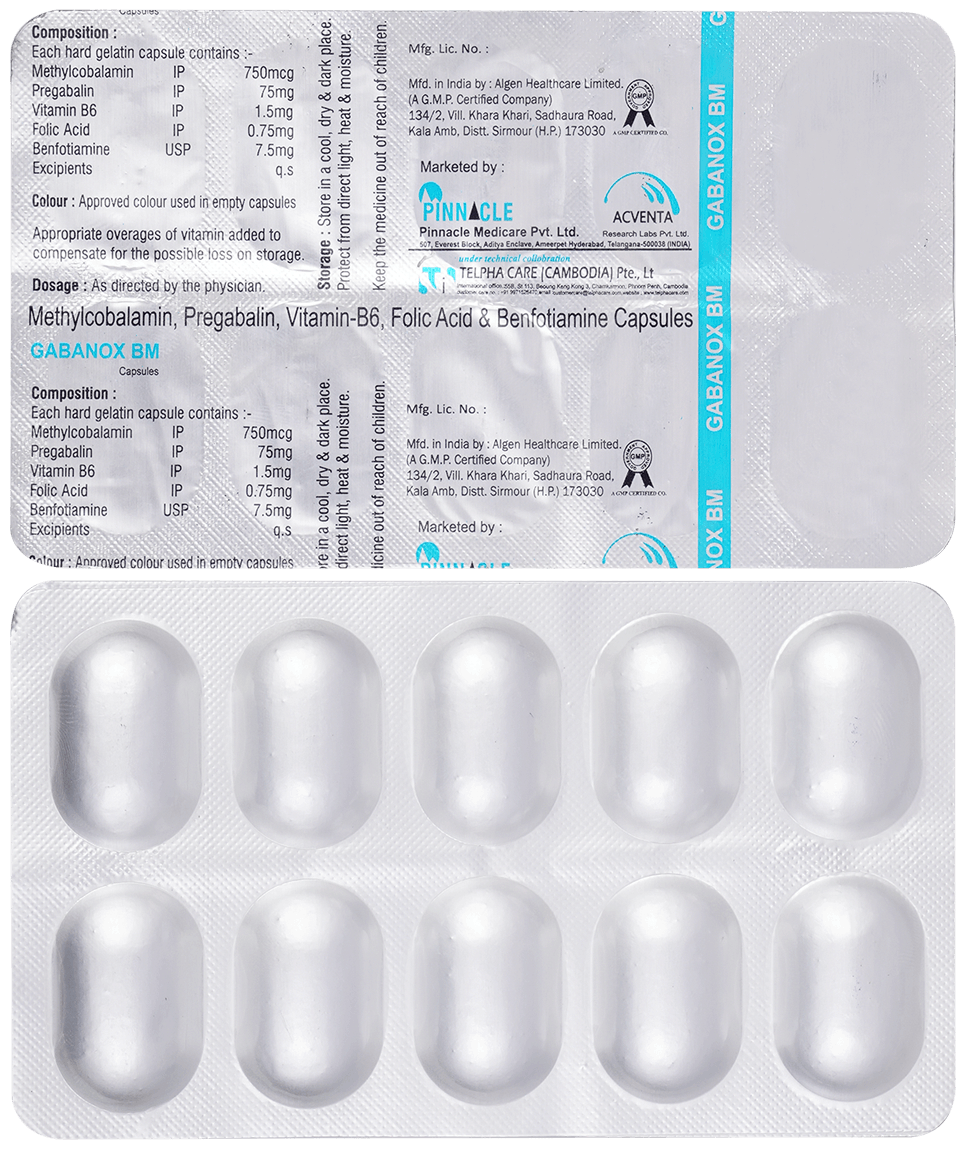 Gabanox BM Soft Gelatin Capsule