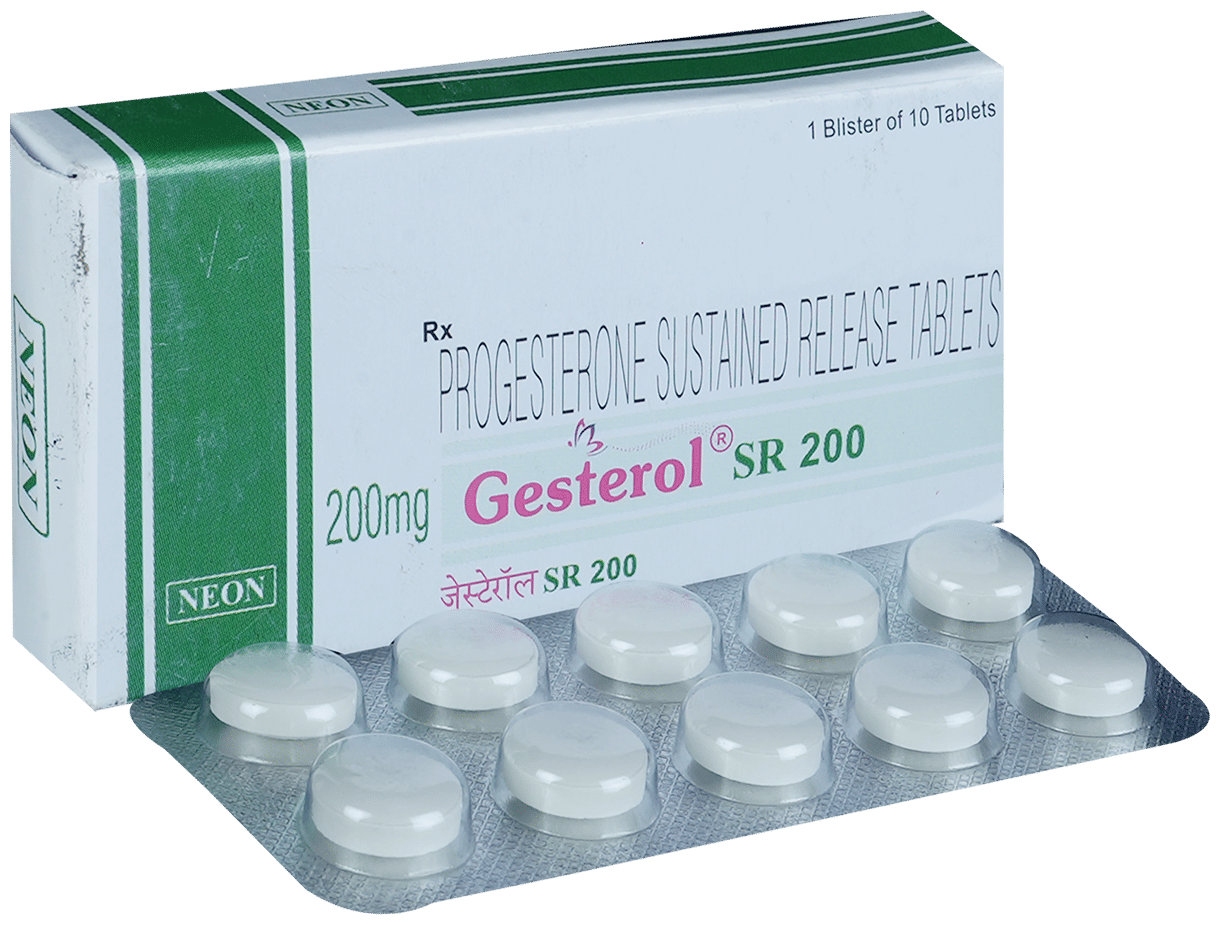 Gesterol 200mg Tablet SR