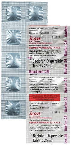 Bacfen 25 Tablet DT