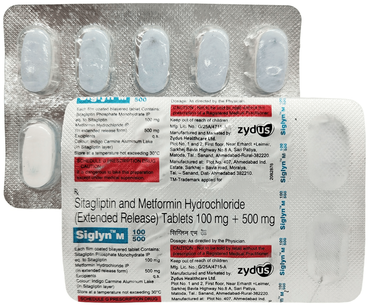 Siglyn M 100/500 Tablet ER
