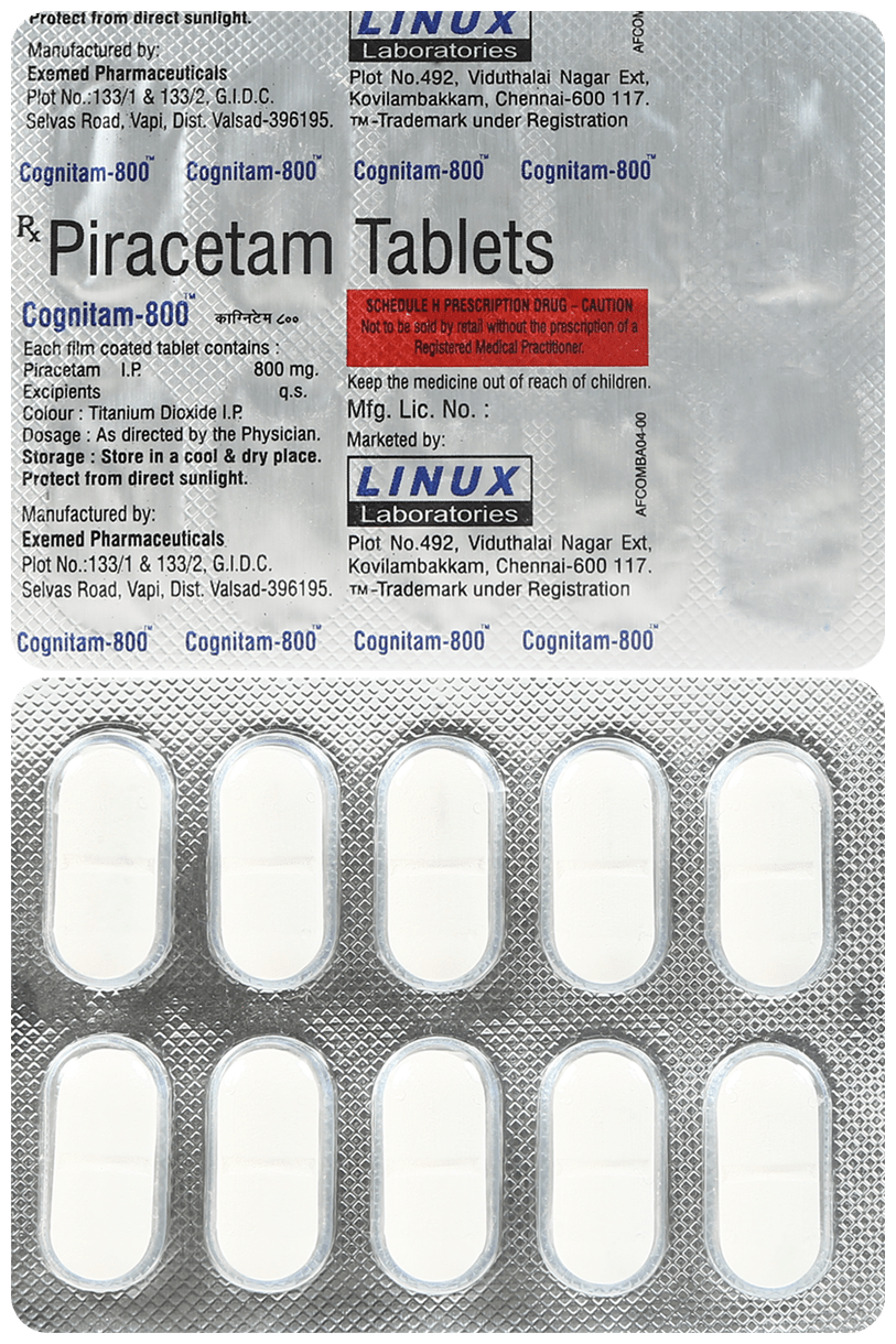 Cognitam 800mg Tablet