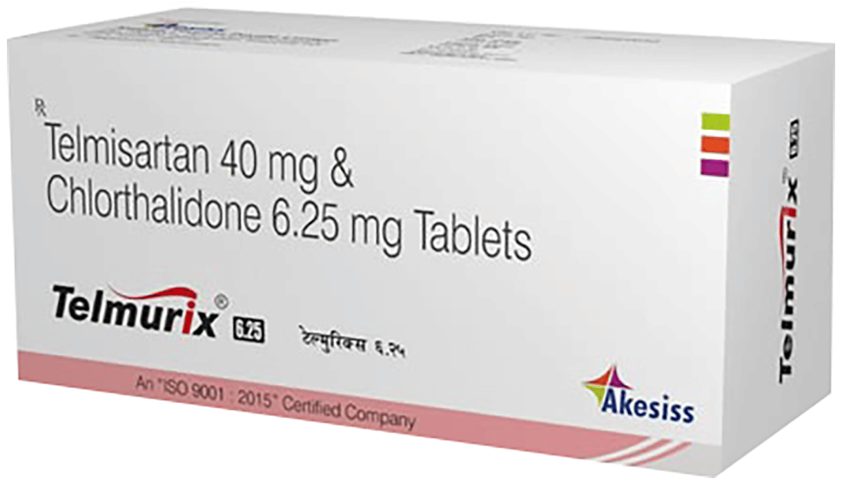 Telmurix 40mg/6.25mg Tablet