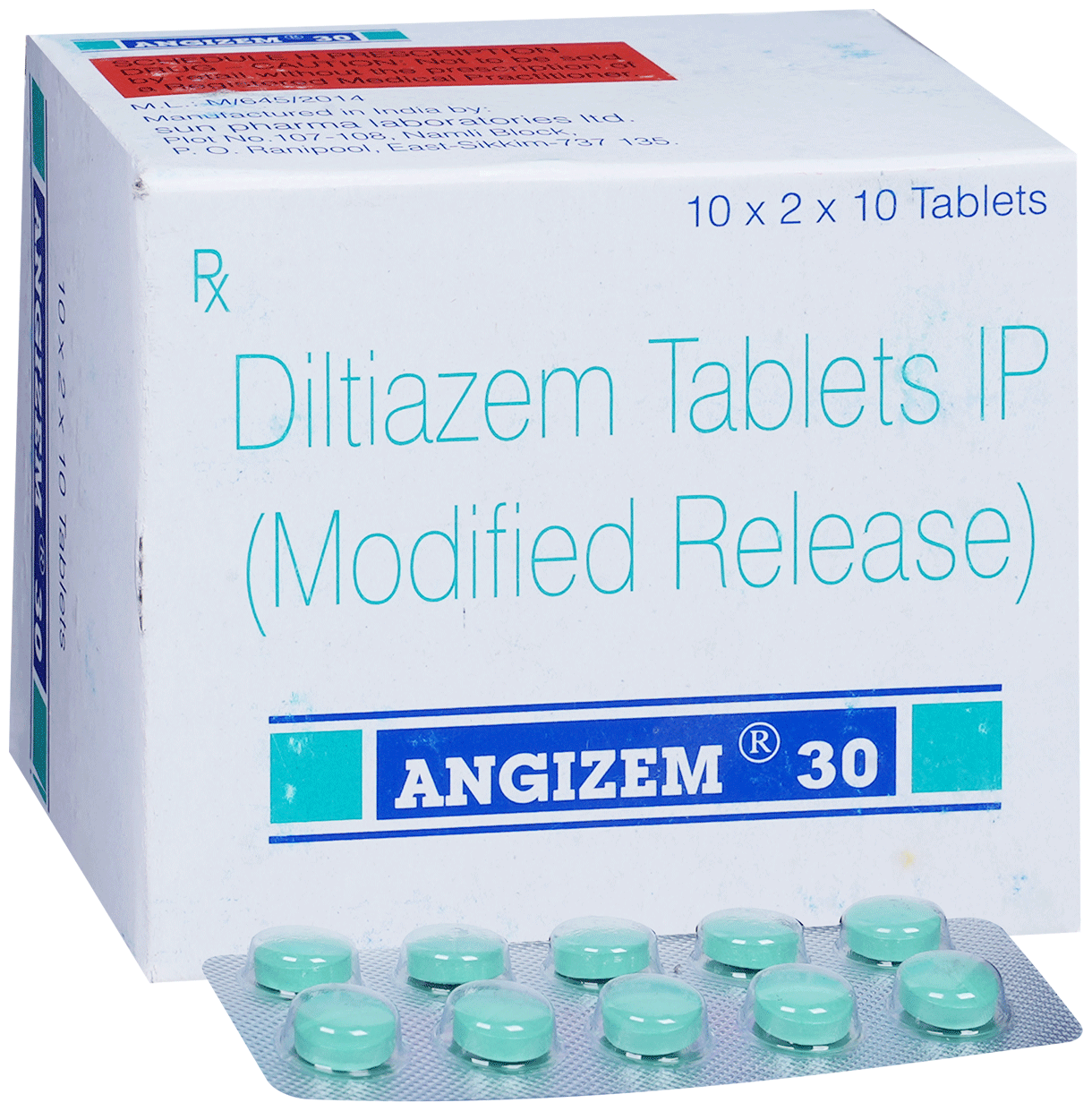 Angizem 30 Tablet MR
