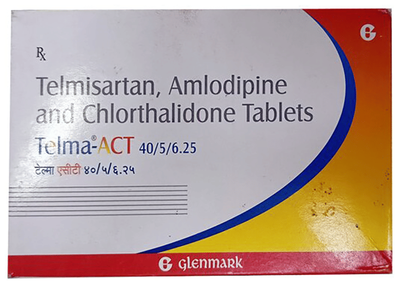 Telma ACT 40mg/5mg/6.25mg Tablet