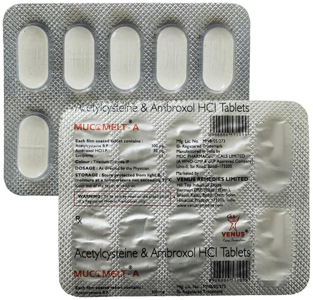 Mucomelt A Tablet