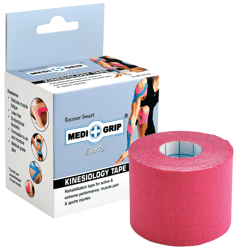 Medigrip Sports Kinesiology Tape 5cm x 5m Pink