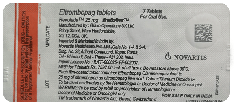 Revolade 25mg Tablet