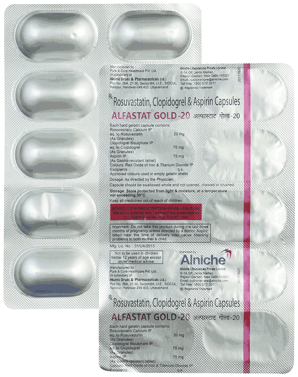 Alfastat Gold 20 Capsule