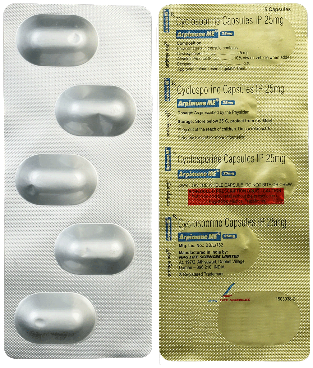 Arpimune ME 25mg Capsule