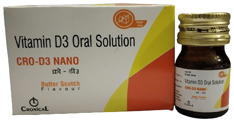Cro-D3 Nano Oral Solution Butterscotch Sugar Free