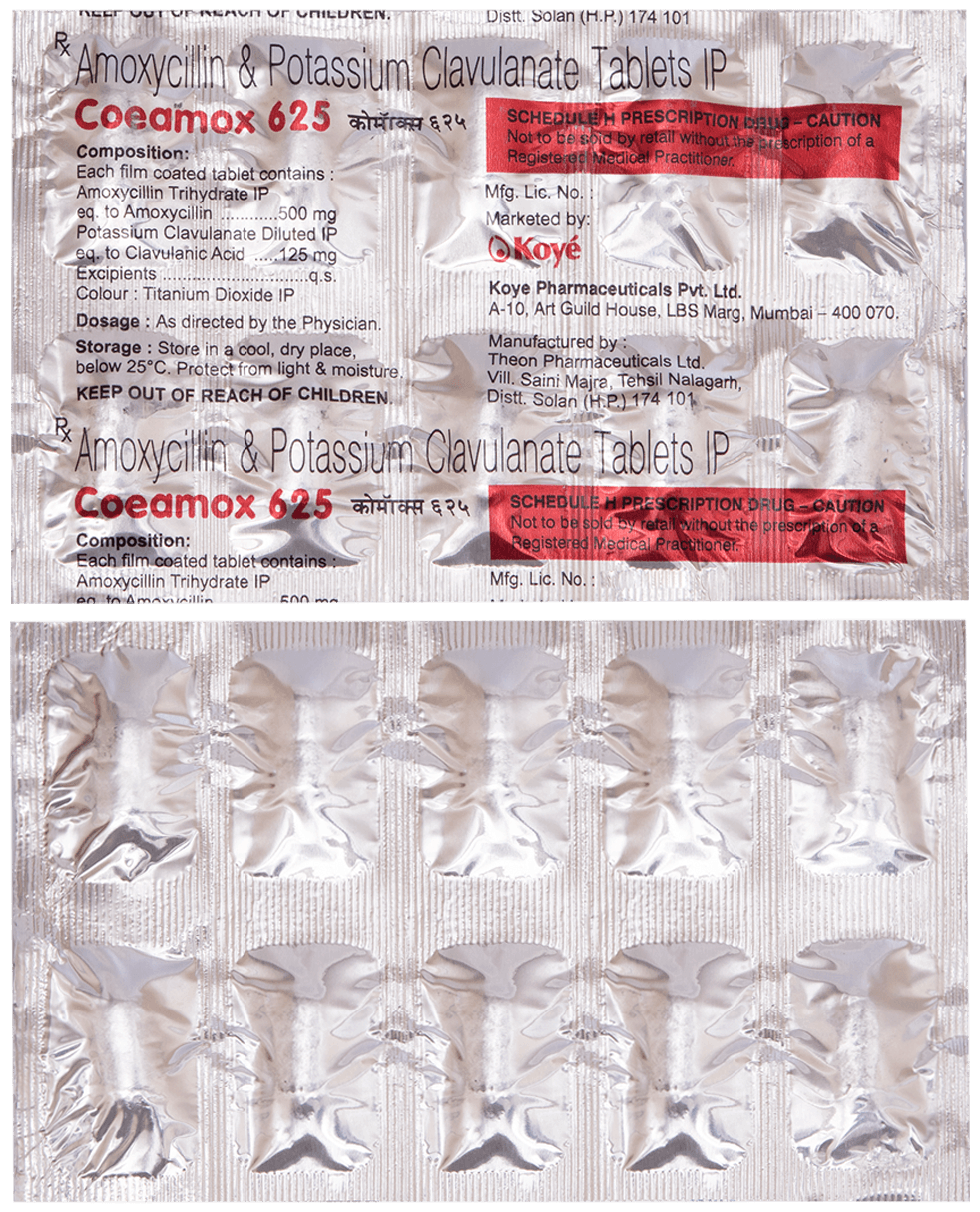 Coeamox 625 Tablet