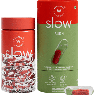 Wellbeing Nutrition Slow Burn with Capsimax Garcinia, Chromium & Liquid L-Carnitine Clinically Proven Capsule