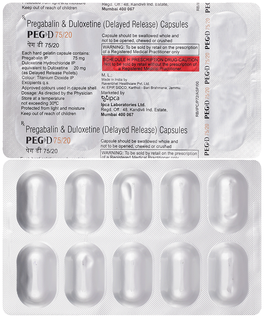 Peg D 75mg/20mg Capsule