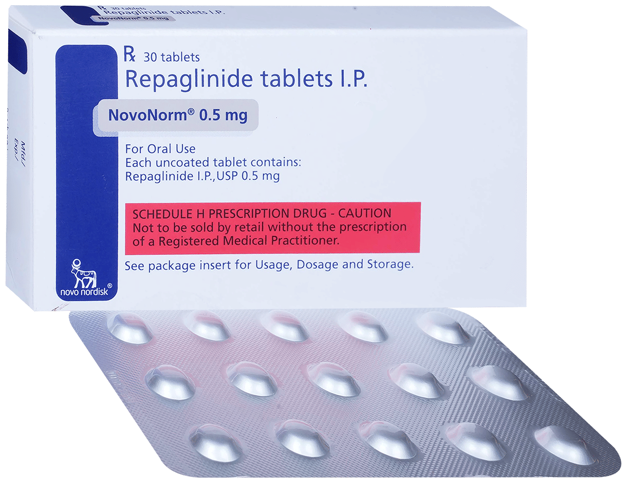 Novonorm 0.5mg Tablet