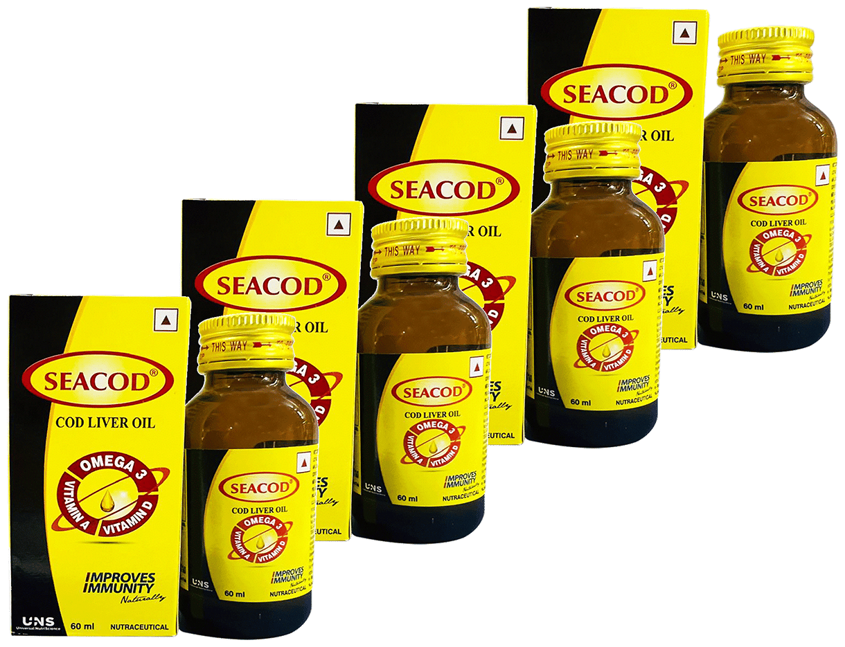Seacod Cod Liver Oil (60ml Each) Bottle