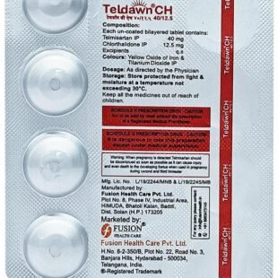 Teldawn CH 40/12.5 Tablet
