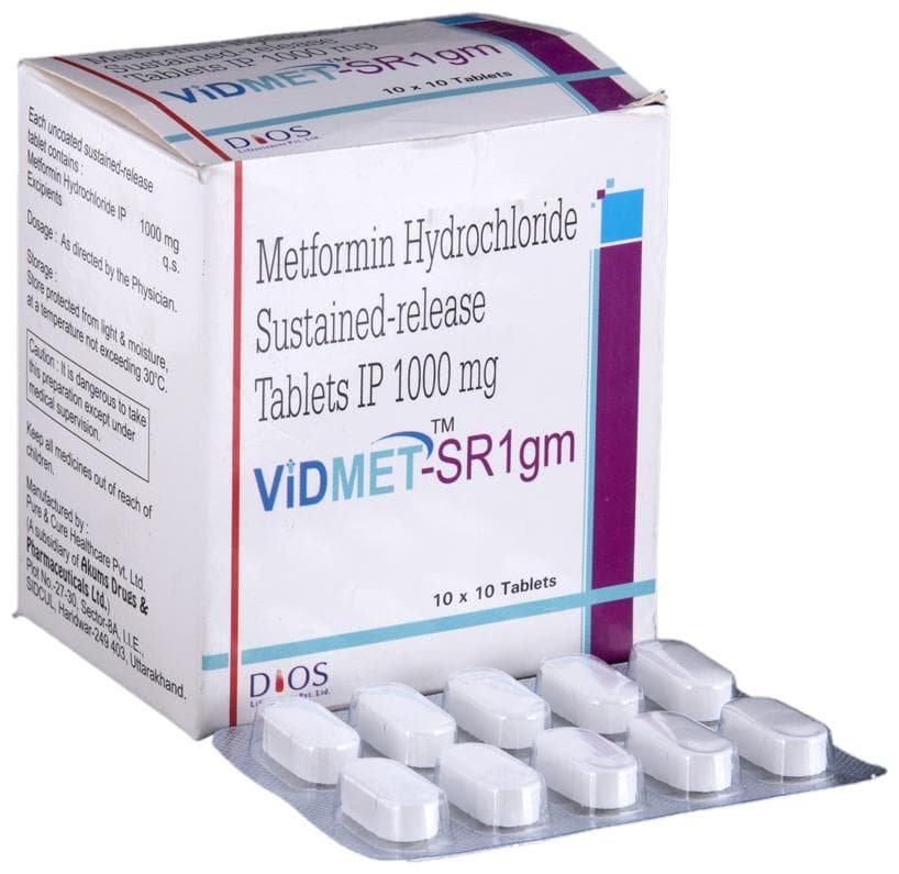 Vidmet-SR 1g Tablet