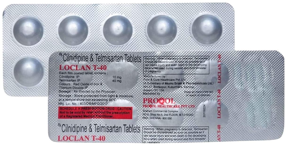 Loclan T 10mg/40mg Tablet