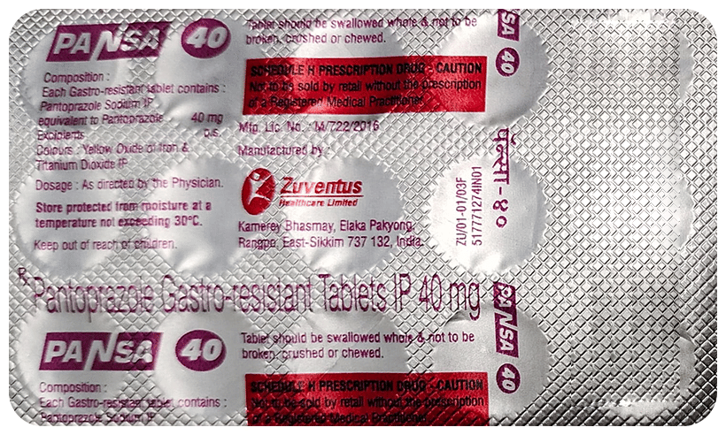 Pansa 40 Tablet