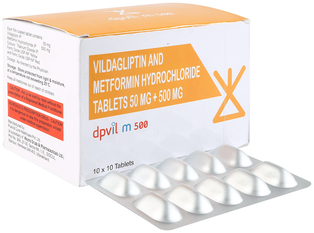 Dpvil M 500mg/50mg Tablet