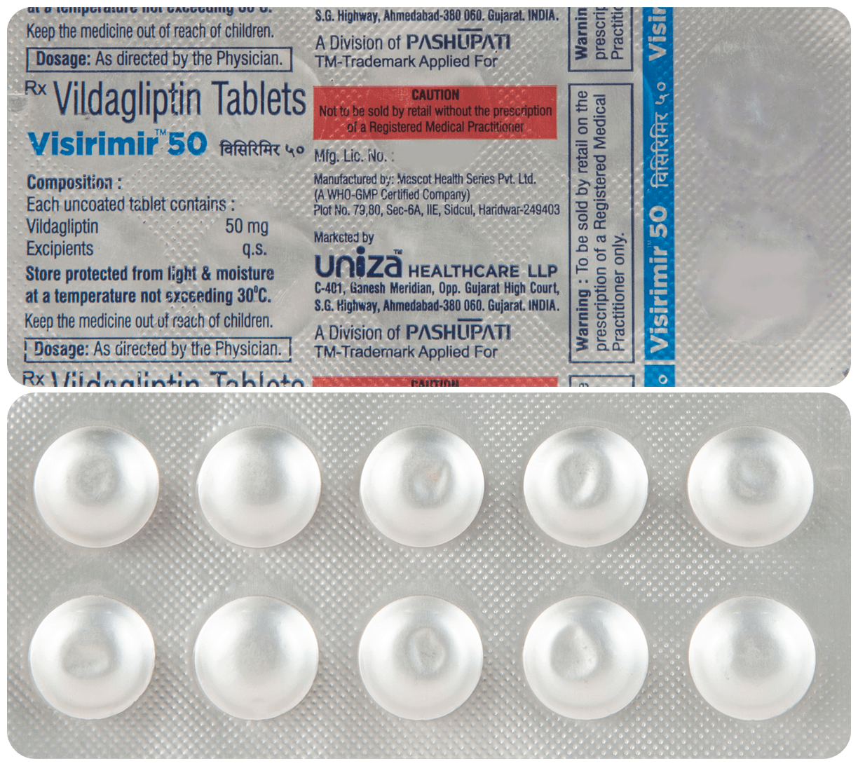 Visirimir 50mg Tablet