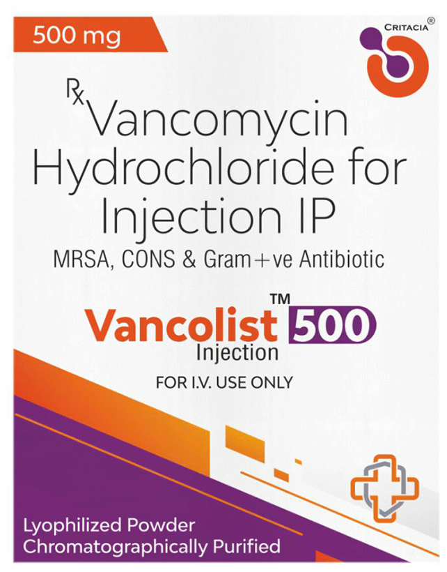Vancolist 500 Injection