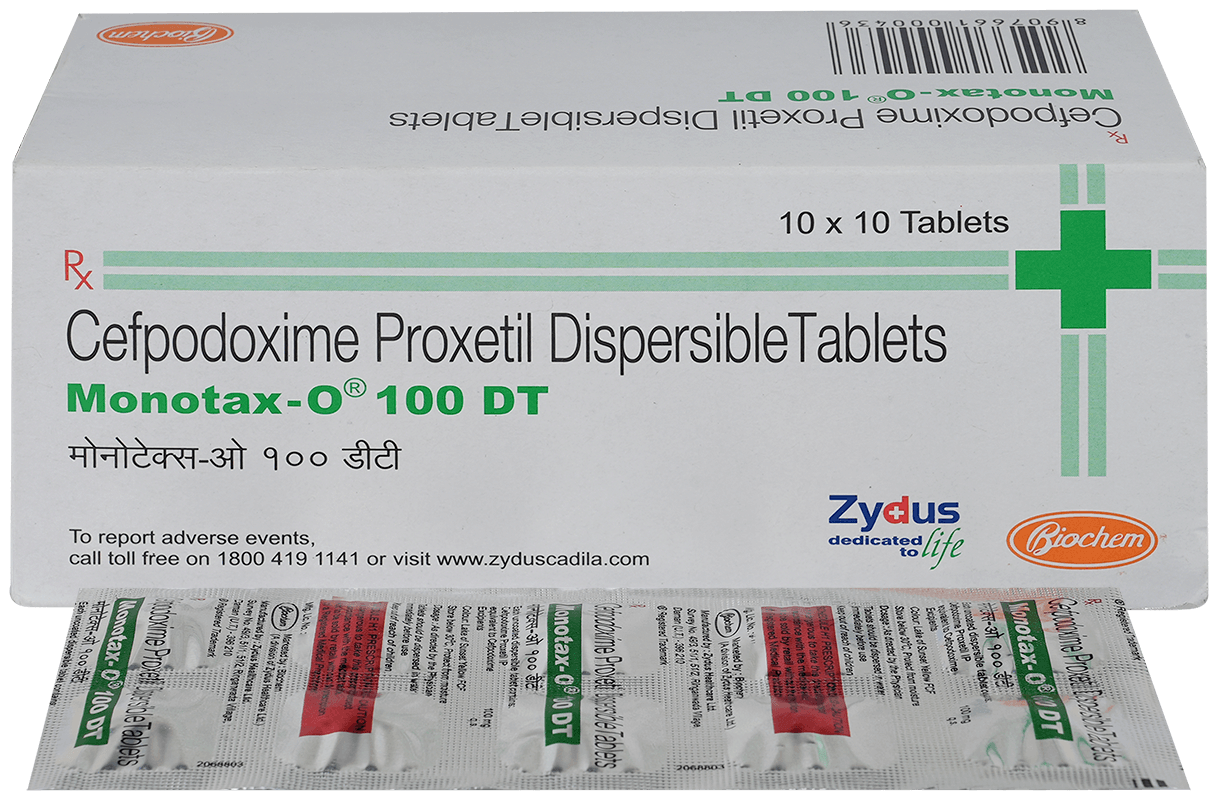 Monotax O 100mg Tablet DT
