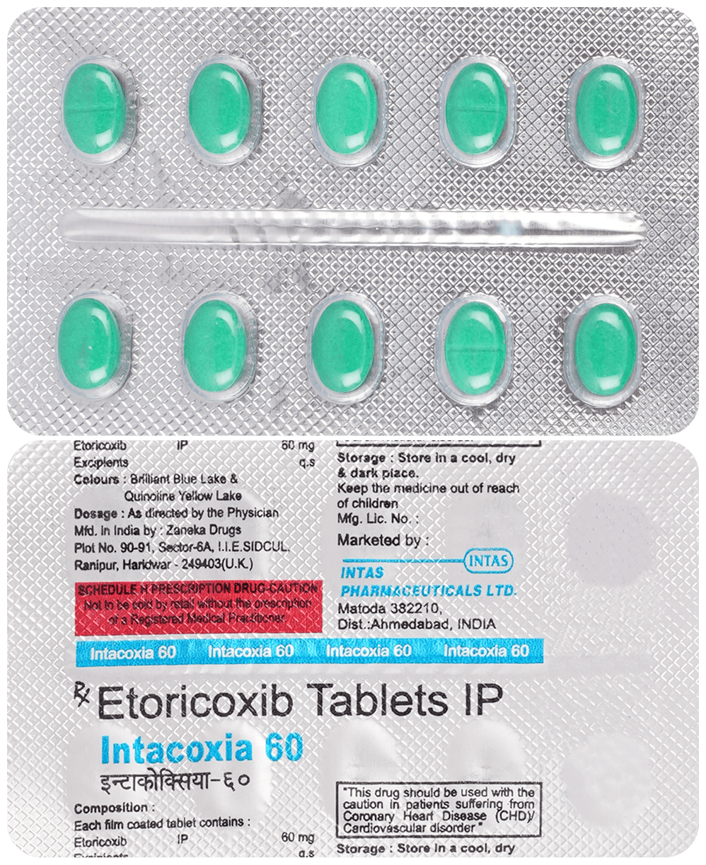 Intacoxia 60mg Tablet