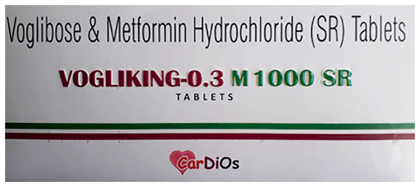Vogliking 0.3 M 1000 SR Tablet