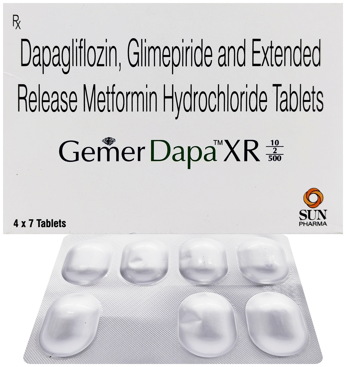 Gemer Dapa XR 10/2/500 Tablet