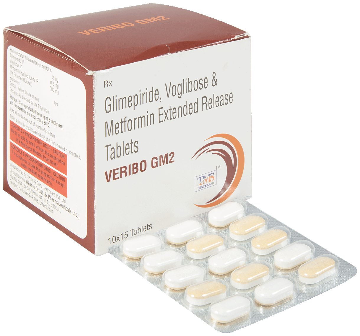 Veribo GM 2mg/500mg/0.2mg Tablet