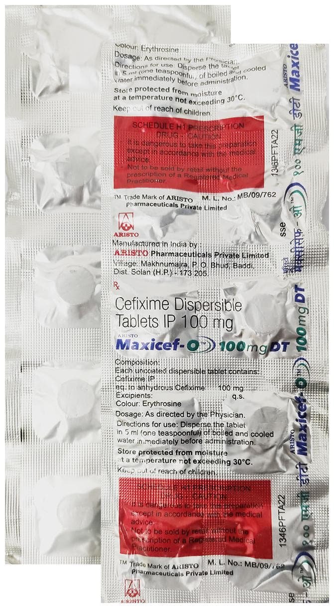 Maxicef-O Tablet DT