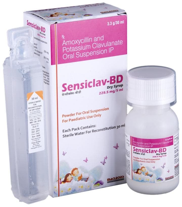 Sensiclav BD 228.5mg Dry Syrup
