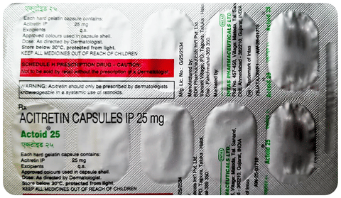 Actoid 25mg Capsule