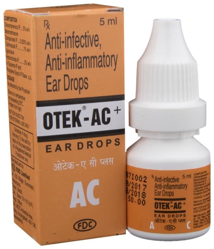 Otek-AC Plus Ear Drop