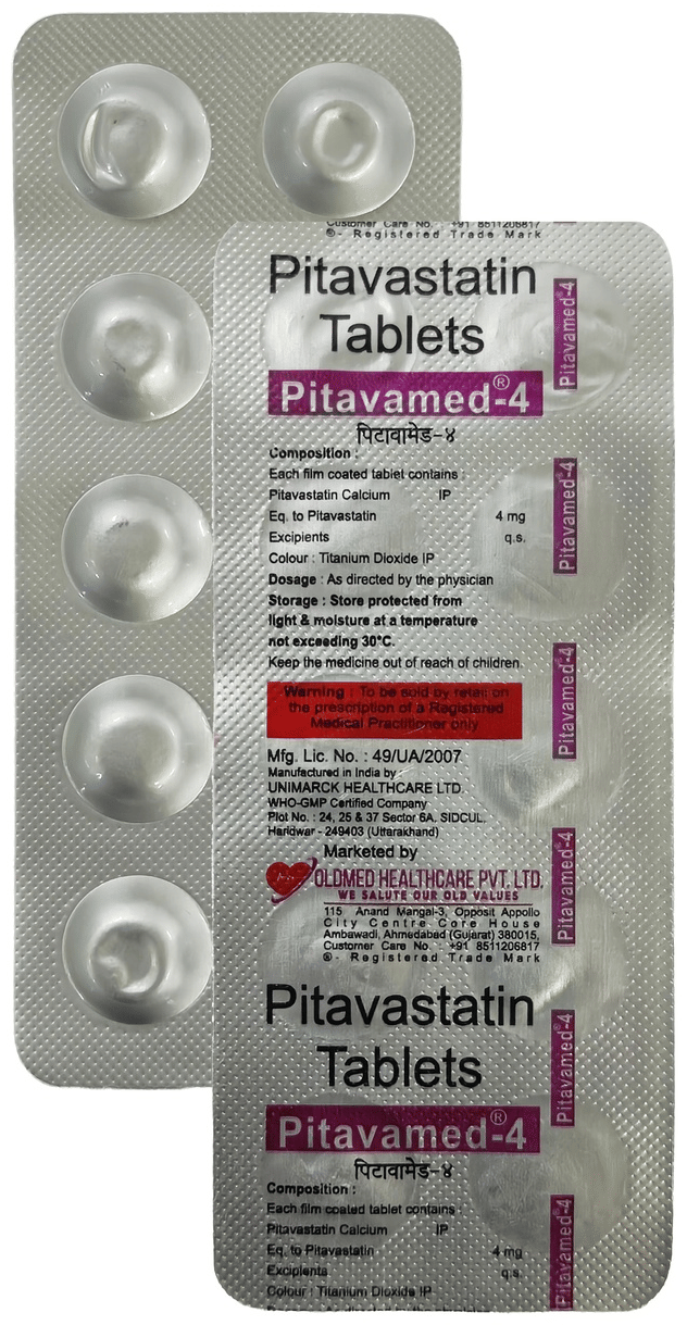 Pitavamed 4mg Tablet