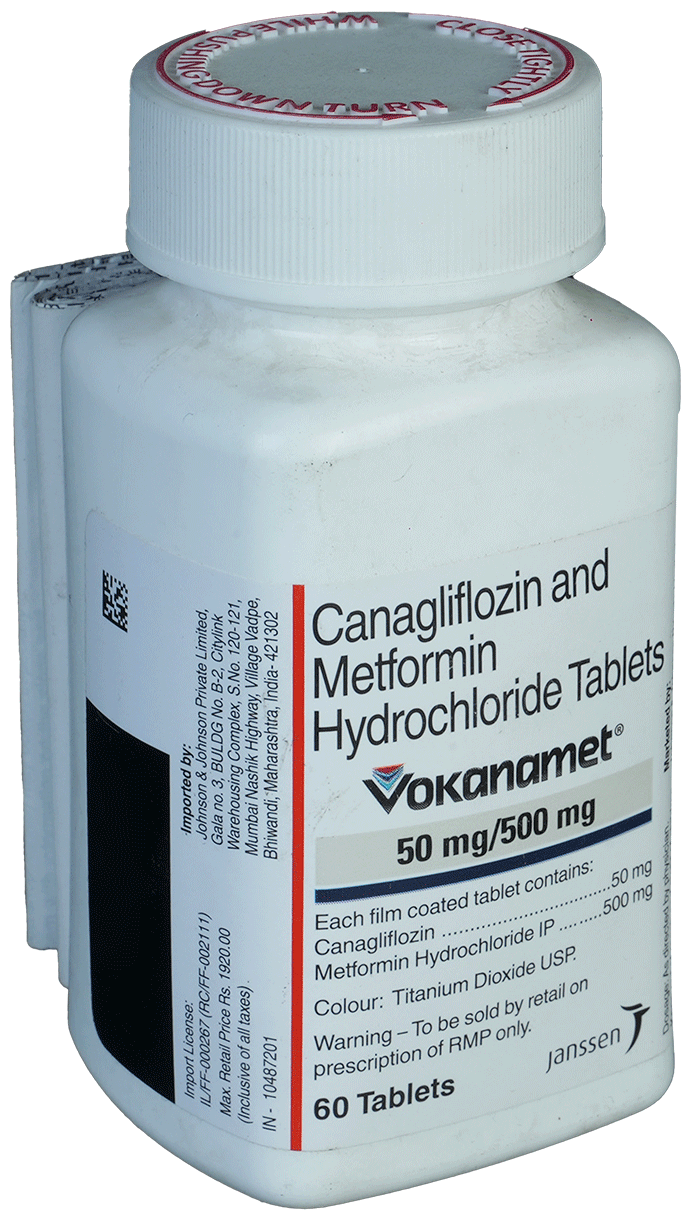 Vokanamet 50mg/500mg Tablet