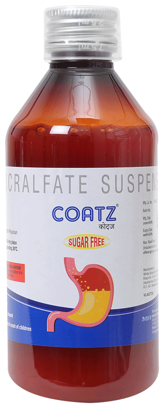 Coatz 500mg/5ml Oral Suspension Sugar Free