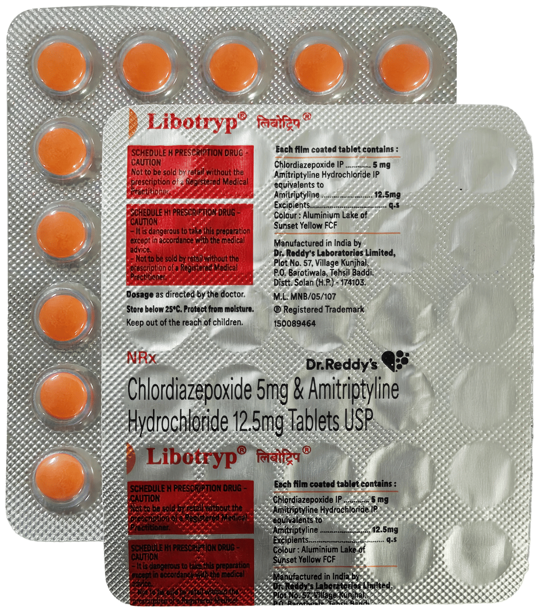 Libotryp 12.5 mg/5 mg Tablet